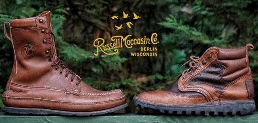 Russell Moccasin product photography